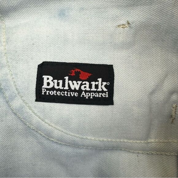 Bulwark FR‎ Jeans Mens 38x35 Blue Denim Flame Resistant Work Wear Straight - Picture 13 of 15